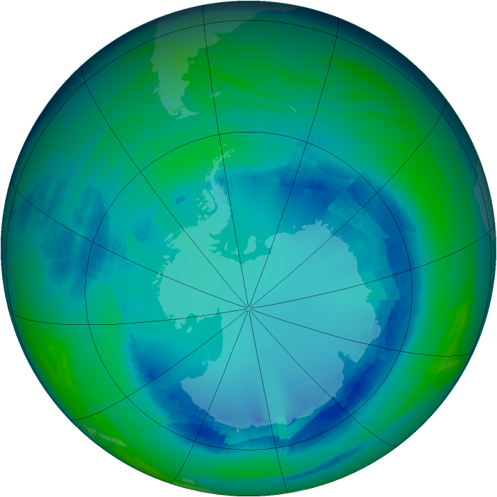 Ozone Map 2008-08-11